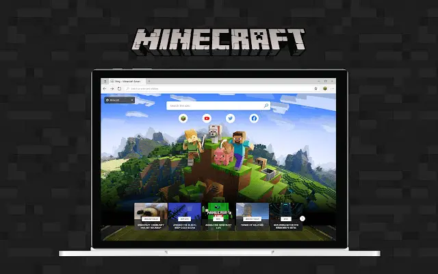 Minecraft New Tab Chrome Extension